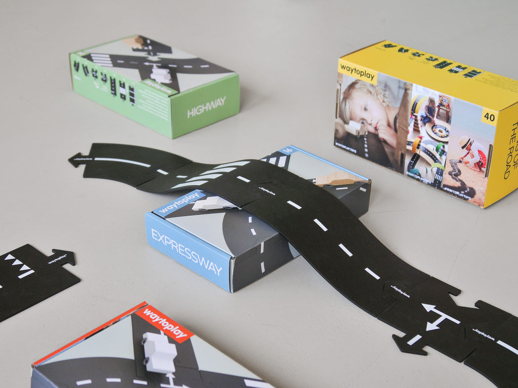 Waytoplay Toys, The Flexible Toy Road, Starter Sets